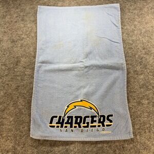 Vintage San Diego Chargers NFL Rally Towel McArthur Sports Blue 100% Cotton